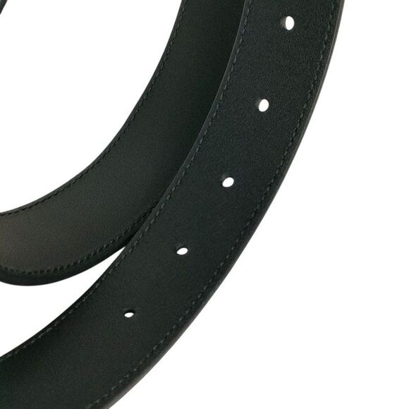 Gucci GG Marmont Metal Buckle Leather Belt 414516 Black And Gold Ladies Used - Picture 3 of 8